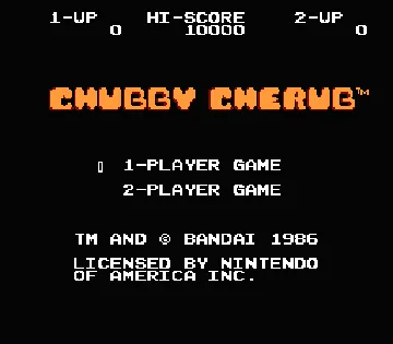 Chubby Cherub (USA) screen shot title